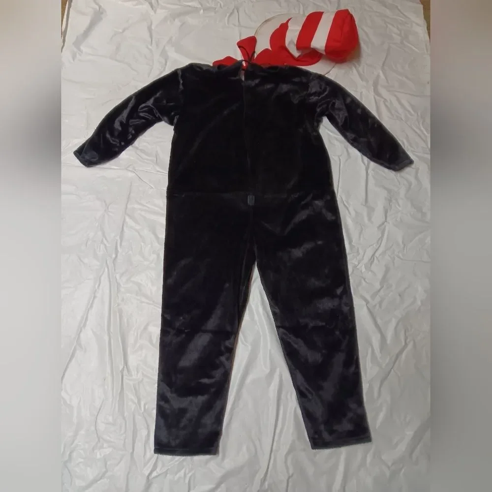 Dr. Seuss Cat in the Hat Deluxe Kids Costume - Black and White Unisex